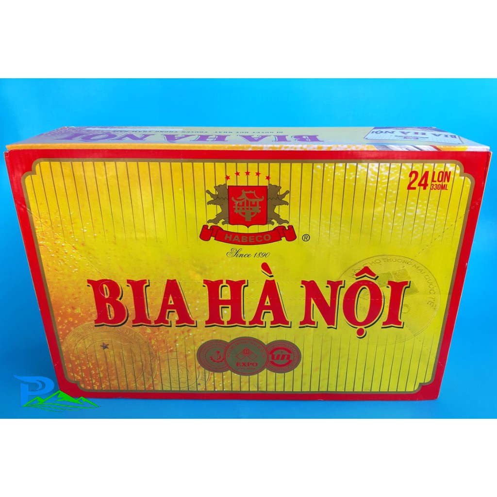 Bia lon Hà Nội thùng 24 lon x 330ml
