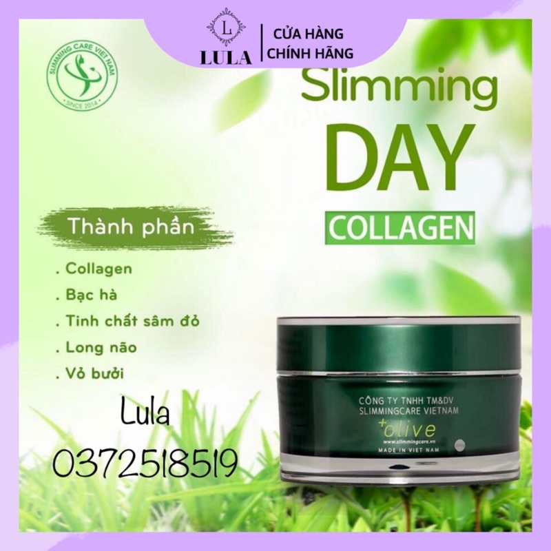 Kem tan mỡ slimming day collagen giúp tan mỡ săn chắc chống nhăn mờ rạn ( CHÍNH HÃNG)
