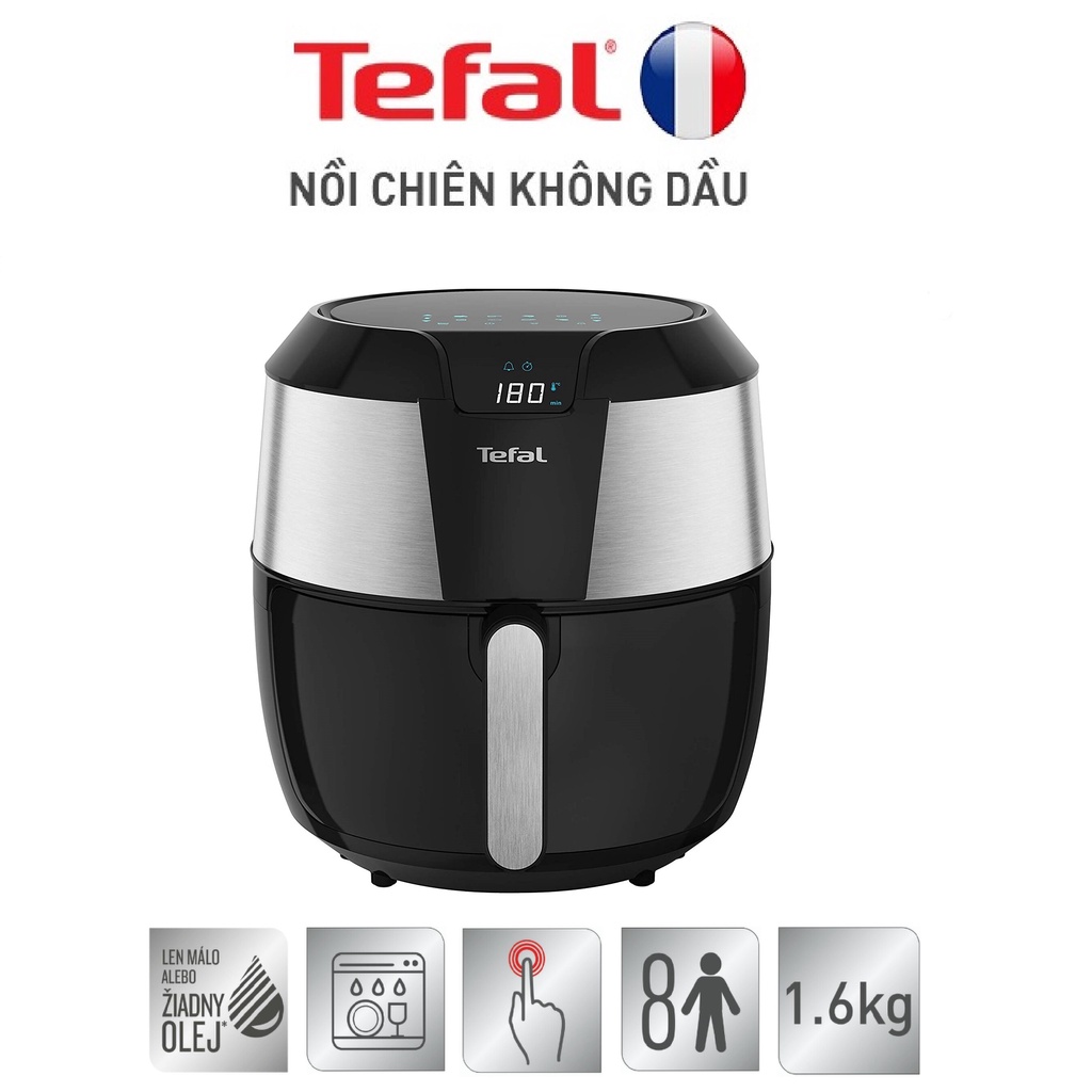 Nồi chiên không dầu điện tử 5.6L Tefal EY701D15- HÀNG CHÍNH HÃNG