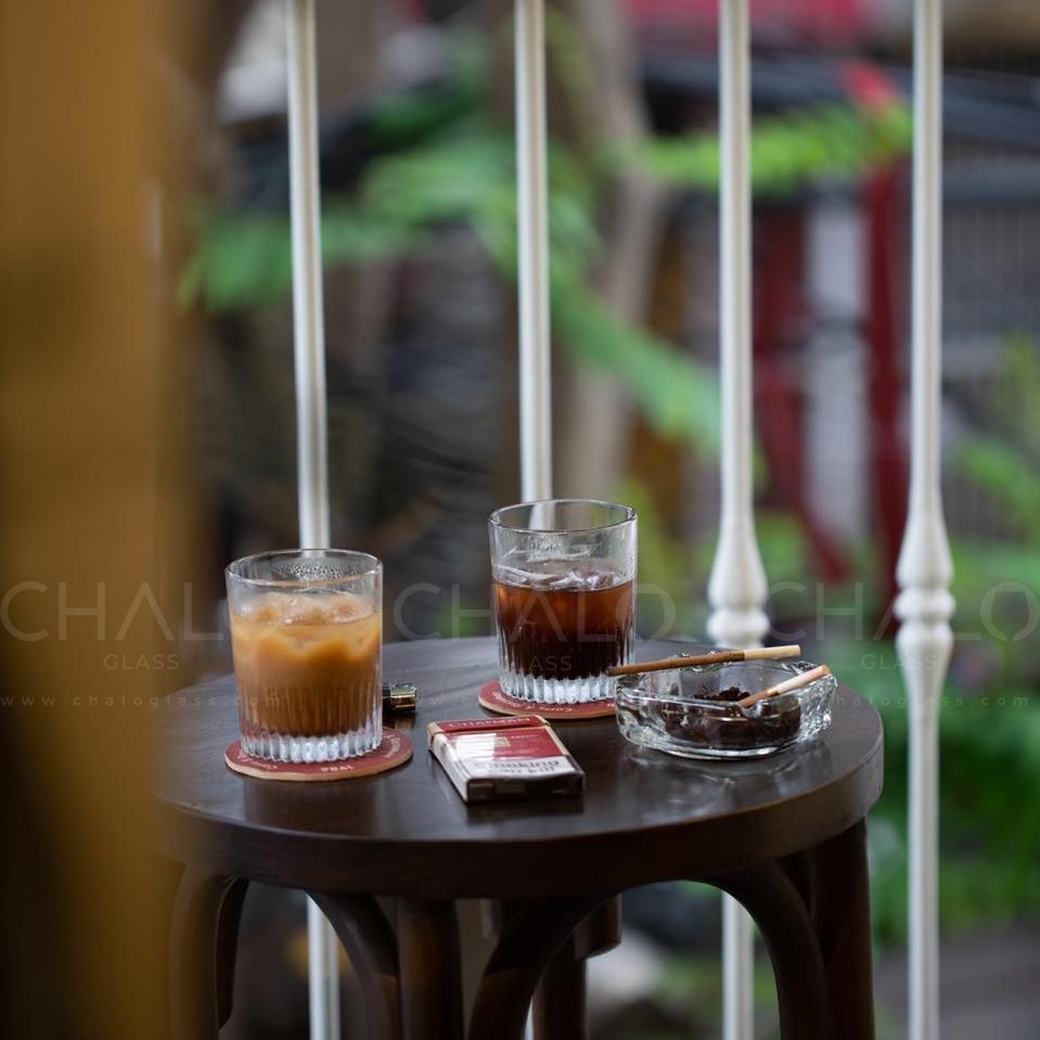 [Made in USA] Ly thủy tinh cường lực Libbey Duratuff Rocks  - 251ml - 15626