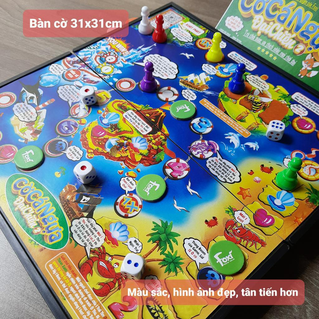 Cờ cá ngựa đại chiến Nam Châm Foxi-Boardgame-mới lạ-độc đáo-nhiều phiên bản-quà tặng cho bé thích mê-kết nối gia đình