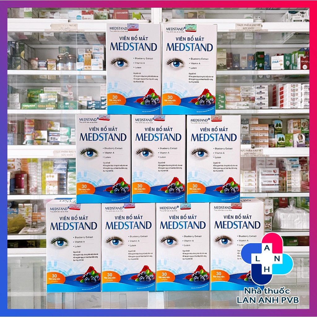 Viên bổ mắt MEDSTAND - Hỗ trợ giảm khô mắt, mờ mắt, đục thủy tinh thể.