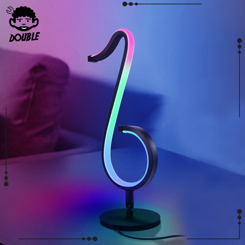 3D Magical Table USB Moon Light Dimmable Touch Sensor Desk Night Lamp Decor