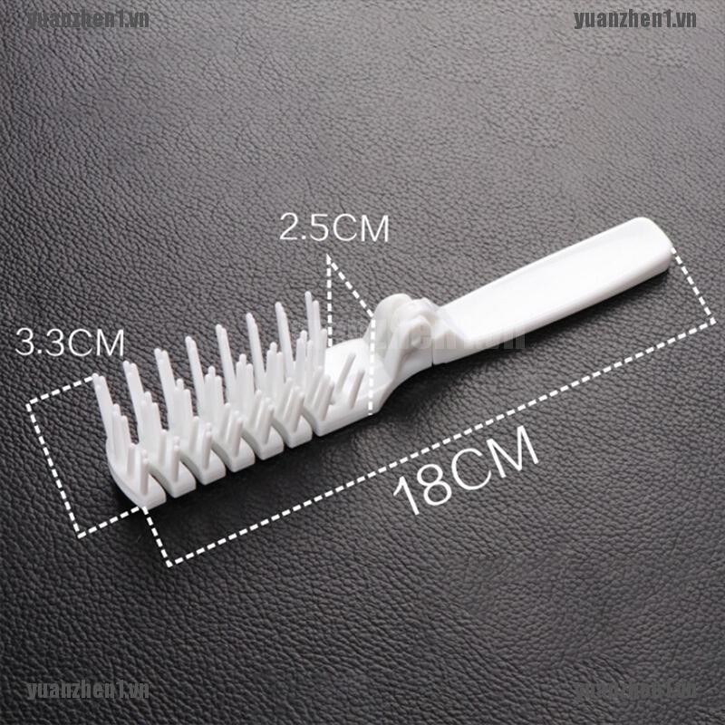 [YUANZHEN1] Lược Chải Tóc Du Lịch mini Bằng Nhựa Gấp Gọn