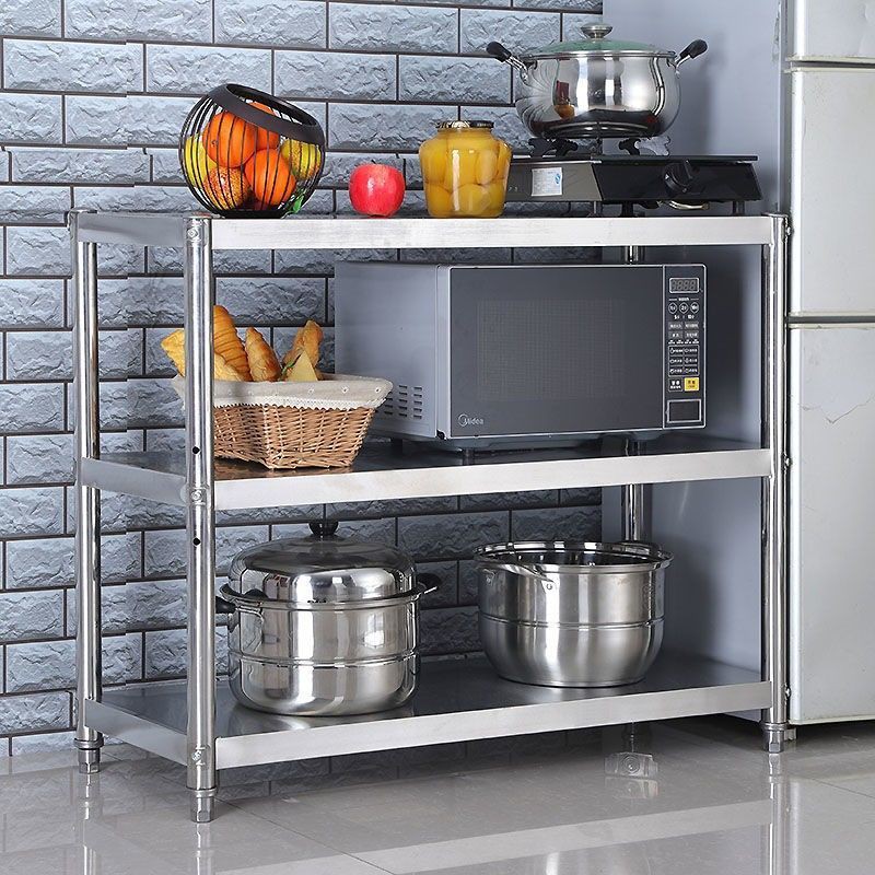 Kệ Inox 2 Tầng Để Lò Vi Sóng Tiện Dụng Cho Nhà Bếp