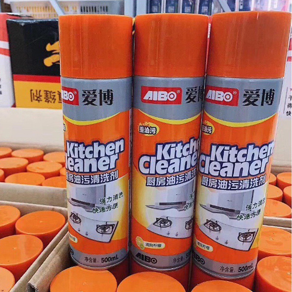 Chai xịt bọt tuyết tẩy rửa siêu sạch Kitchen Cleaner nhà bếp 500ml tẩy sạch không gian bếp của bạn