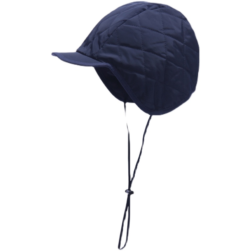 Mũ Cotton Lót Lông Cừu Giữ Ấm Che Tai Chống Gió Kiểu Hàn Quốc Thời Trang Thu Đông Cho Nam Và Nữ