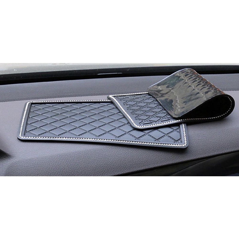 Tấm chống  trơn trượt trên taplo ô tô  dùng để    đặt đồ, điện thoại, hộp giấy, decor trang trí taplo ô tô _Chitty House