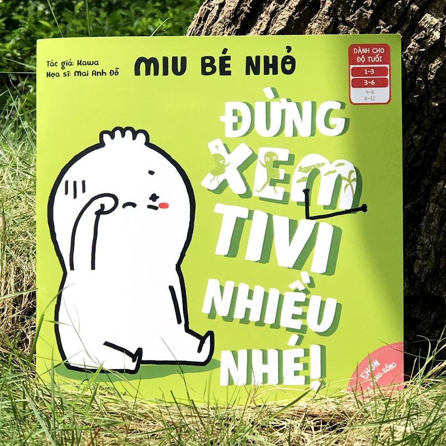 [Mã BMLTA35 giảm đến 35K đơn 99K] Sách - Ehon Kĩ Năng Sống - Miu Bé Nhỏ - Đừng Xem Tivi Nhiều Nhé! (1-6 tuổi)