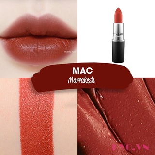 Son MAC Marrakesh 646 Đỏ Nâu, son MAC chính hãng date mới nhất bao check code