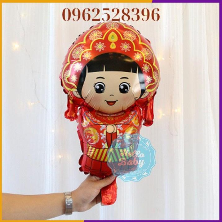 Bong Bóng cô dâu chú rể style mới (75x42cm)