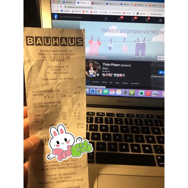 Đèn pin Bauhaus - Hàng nội địa Đức