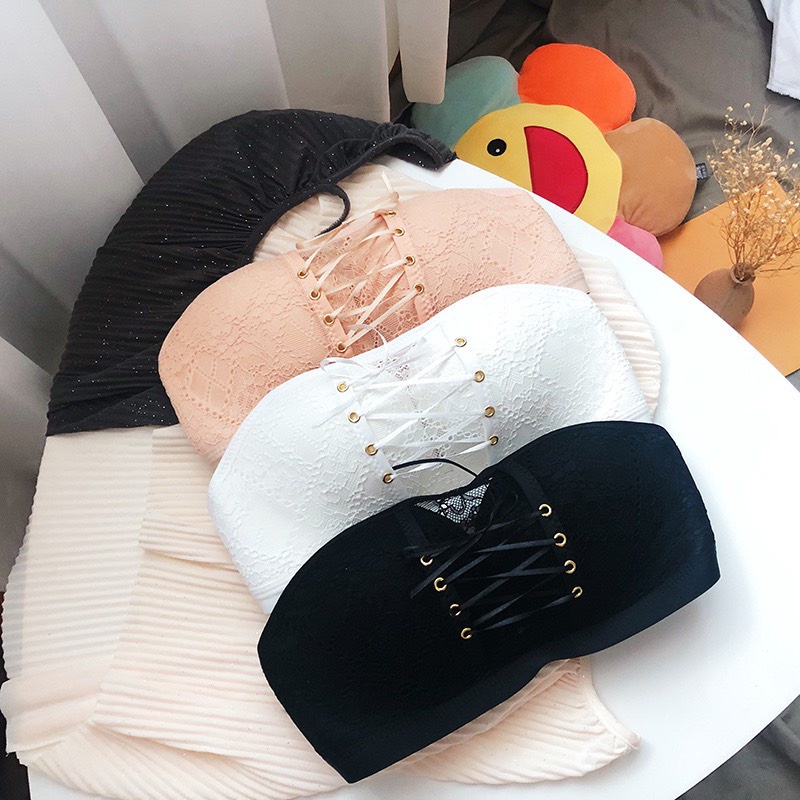 Áo Lót Ren Ngực Chống Tụt Dây Rút Mẫu 666