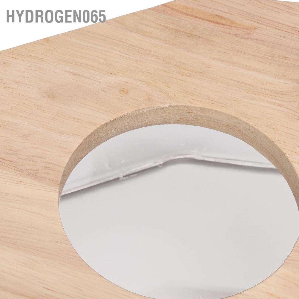 Hydrogen065 Hộp tắm cho chuột Hamster Quạt góc phải Acrylic Phòng cát an toàn nhỏ