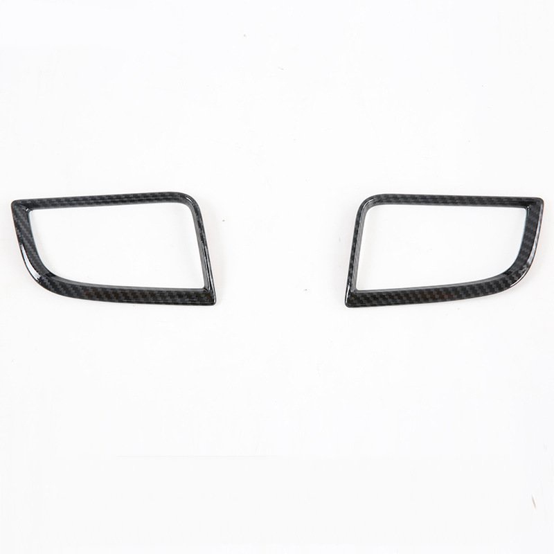 1 Khung Viền Máy Điều Hòa Xe Hơi Mitsubishi Pajero Sport 2020 Bằng Sợi Carbon ABS