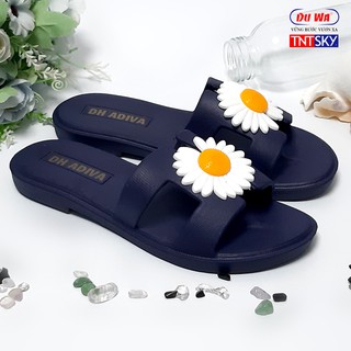 Dép nữ DUWA siêu nhẹ - Hàng chính hãng - Hoa cúc quai ngang DH 086 ADIVA