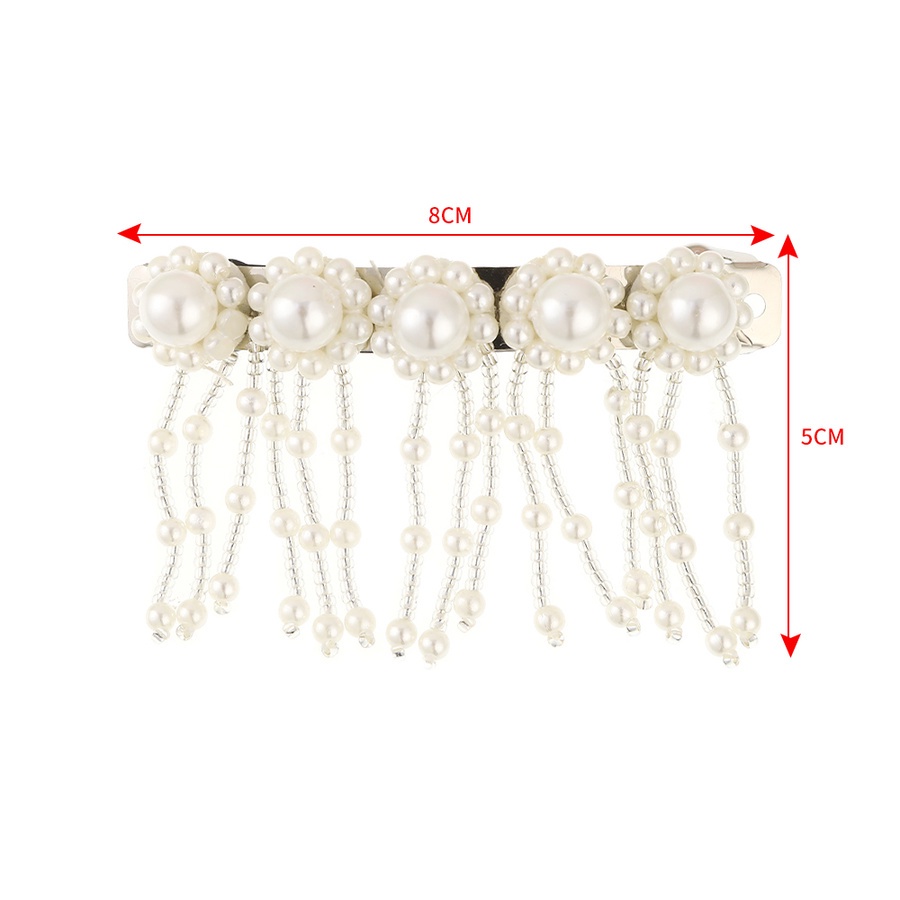 Kẹp Tóc Đính Ngọc Trai Giả Toàn Diện Phong Cách Hàn Quốc