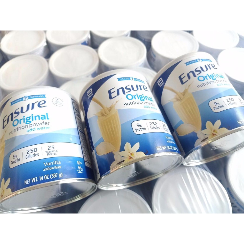 Sữa Ensure Bột Mỹ Original Lon 397Gr Hàng Xách Tay USA