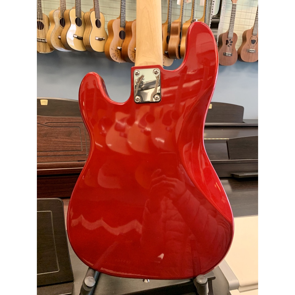Đàn guitar bass hãng Deviser màu đỏ