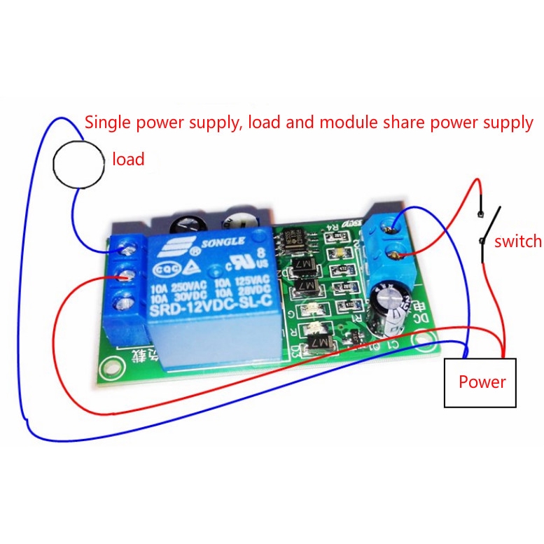 Mô Đun Rơ Le Ne555 12v 0-60s