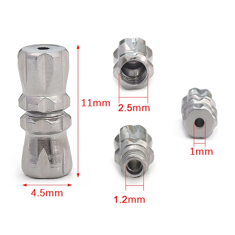 Bộ 10 móc khóa mạ vàng/bạc dành cho làm trang sức thủ công