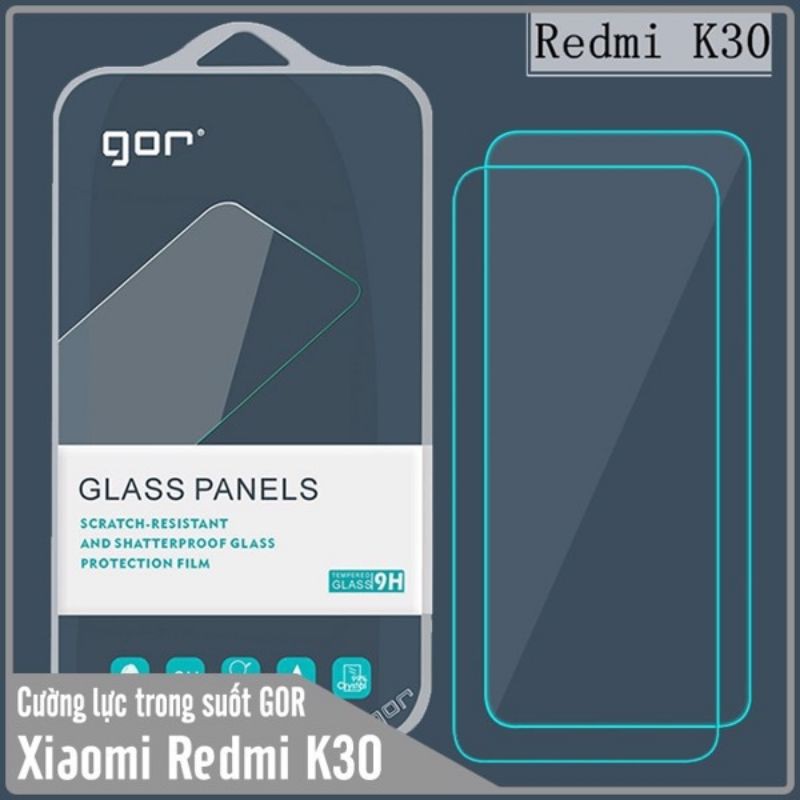 Bộ 2 kính cường lực GOR xiaomi redmi K60/K60 Pro/xiaomi 13/ note 9s /,redmi note7,k30,k30 pro full box chính hãng