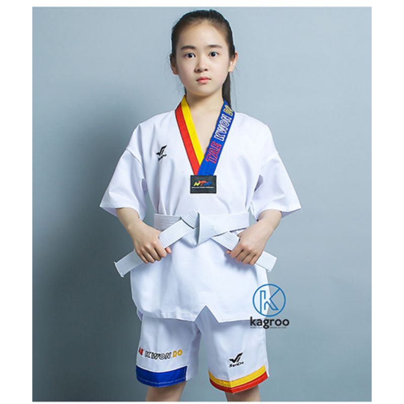 Võ Phục Ngắn Taekwondo - Đồ Mùa Hè Thoáng Mát