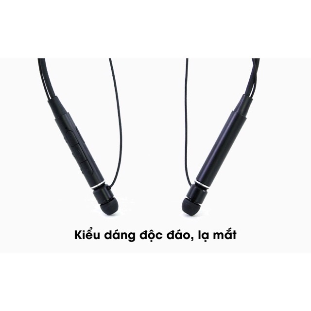 Tai nghe bluetooth Roman Z6000 dòng dòng thể thao kiểu dáng quàng cổ chật lượng âm thanh tốt