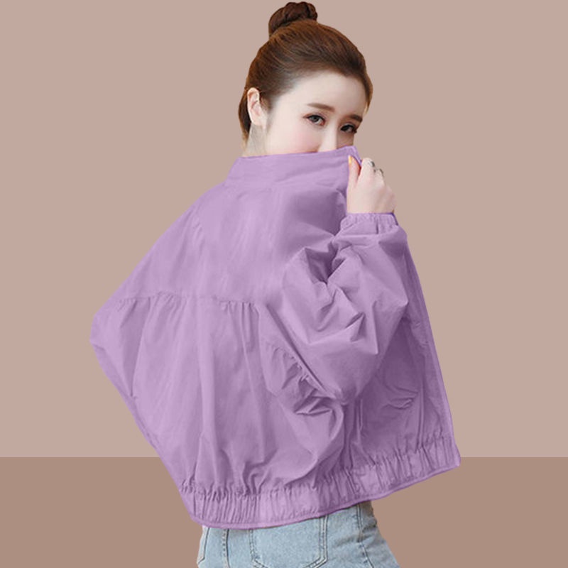 Áo Khoác Mỏng Dáng Ngắn Thoáng Khí Thời Trang Mùa Hè Cho Nữ