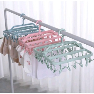 Móc chùm 32 kẹp phơi đồ trẻ em