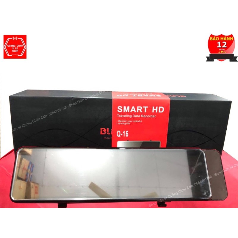 [⭐Siêu Phẩm]CAMERA HÀNH TRÌNH BlackBox Q16 KẸP GƯƠNG hiện đại nguồn 12-24V