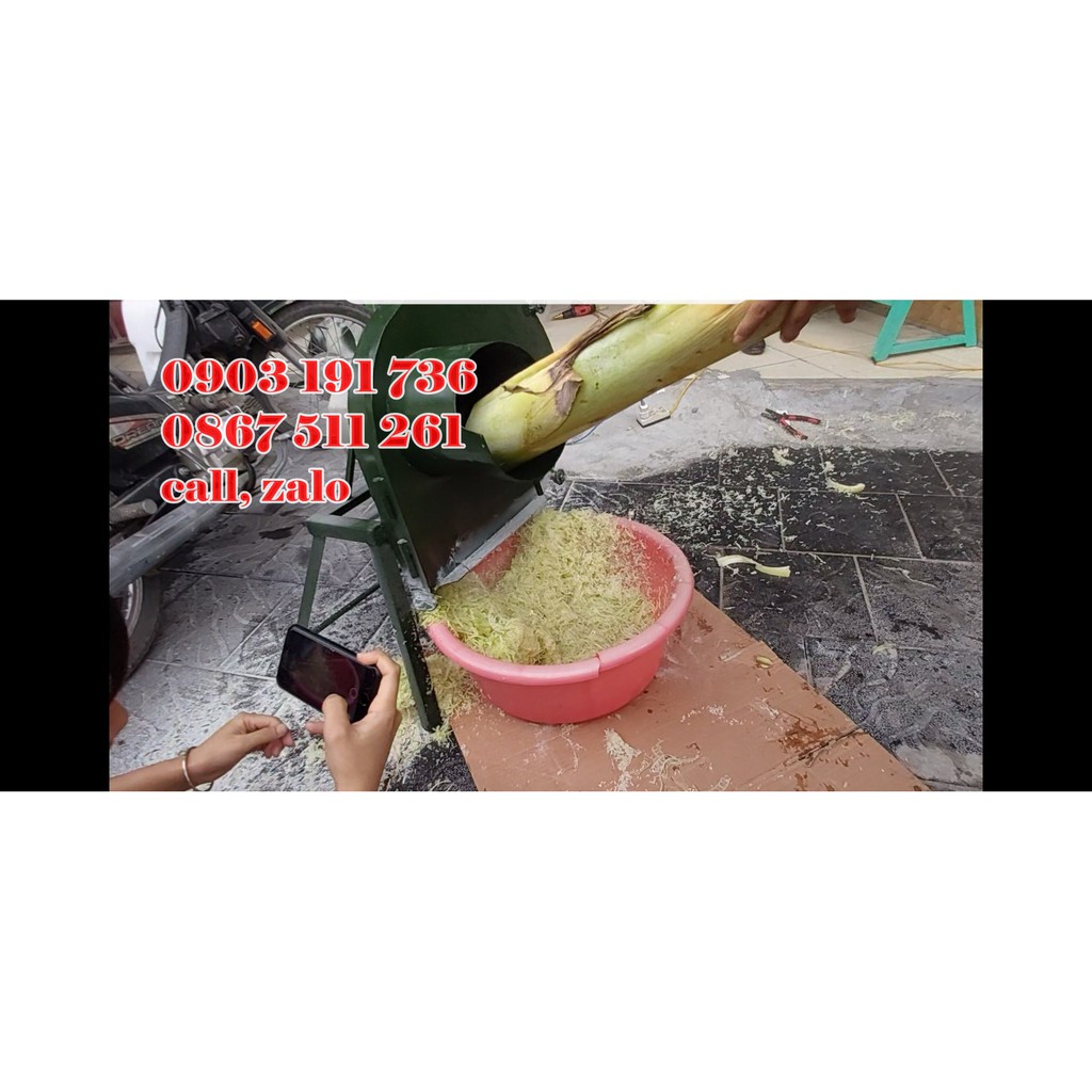 Mua máy thái chuối, nghiền ngô ở đâu giá rẻ- Máy băm chuối tại Thái Nguyên