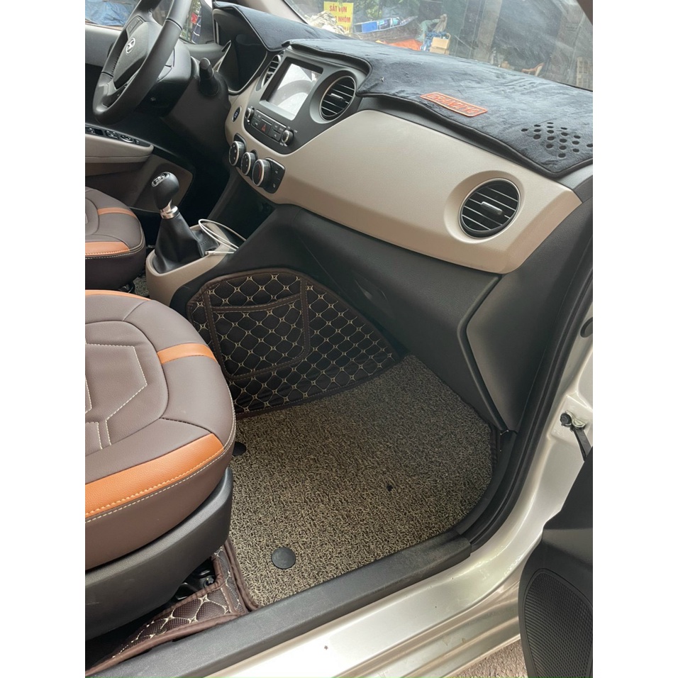 Thảm lót sàn ô tô 6D Hyundai i10 2021-2022, 2014-2020 bảo vệ sàn xe, không mùi, không thấm nước