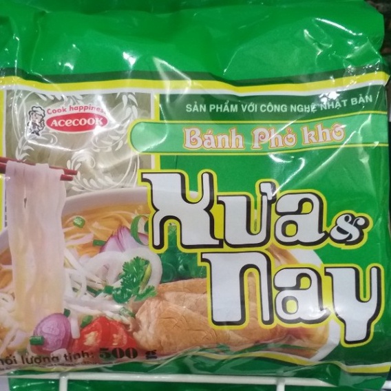 Bánh phở khô xưa và nay gói 500g ( NT )