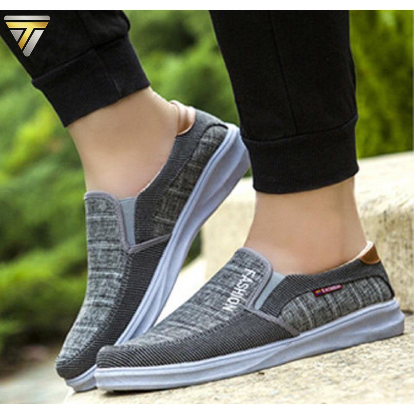 Giày lười vải nam phong cách mới nhất 2019 TRT-GLN-09 | BigBuy360 - bigbuy360.vn