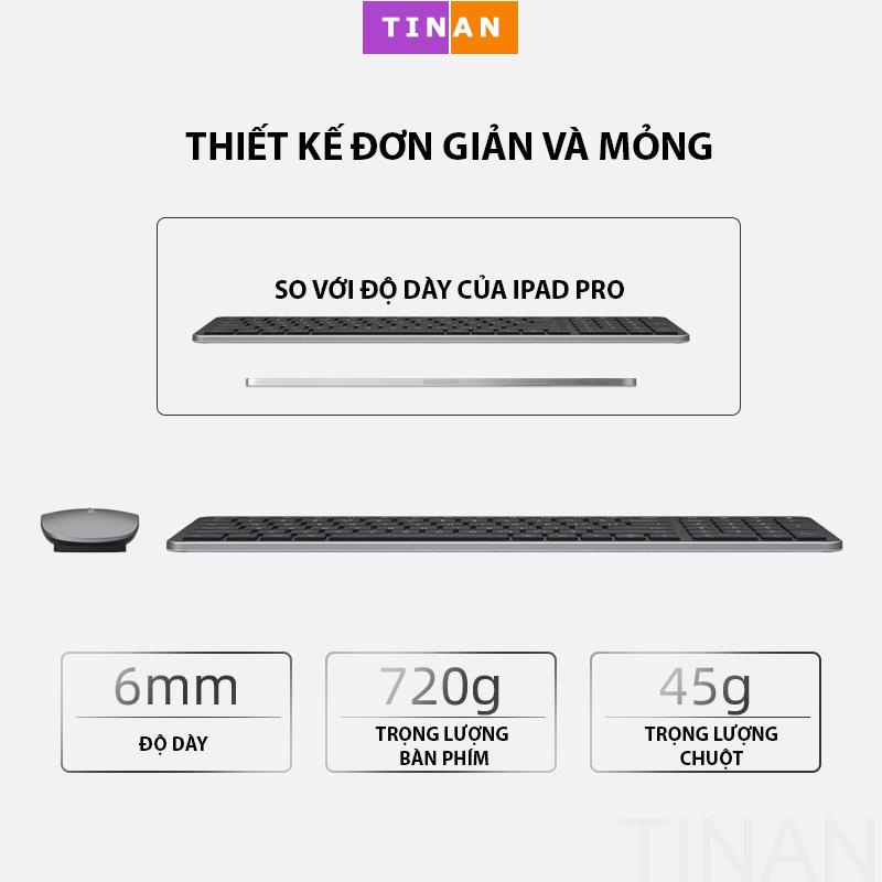 Combo Chuột &amp; Bàn Phím Không Dây B.O.W HW198D