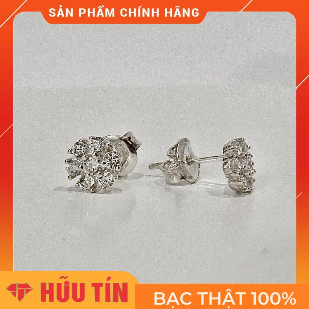 Bông tai Bạc 925 Kiểu Đính Đá ZirCon SIMPLE BT6