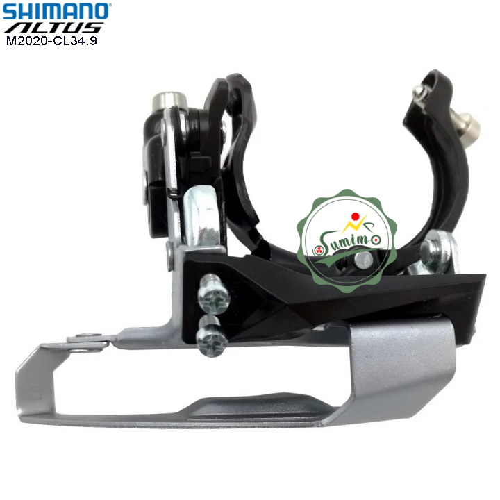 Sang dĩa xe đạp - Gạt dĩa SHIMANO Altus FD-M2020 Clamp 34.9mm cho dĩa 2 tầng - Chính hãng