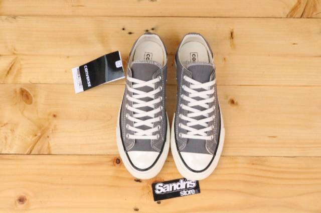 Giày Thể Thao Converse Allstar 1970 's Cổ Thấp Màu Trắng Xám