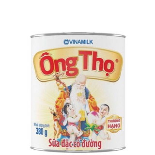 SỮA ĐẶC CÓ ĐƯỜNG ÔNG THỌ TRẮNG NẮP GIẬT - VINAMILK 380GR
