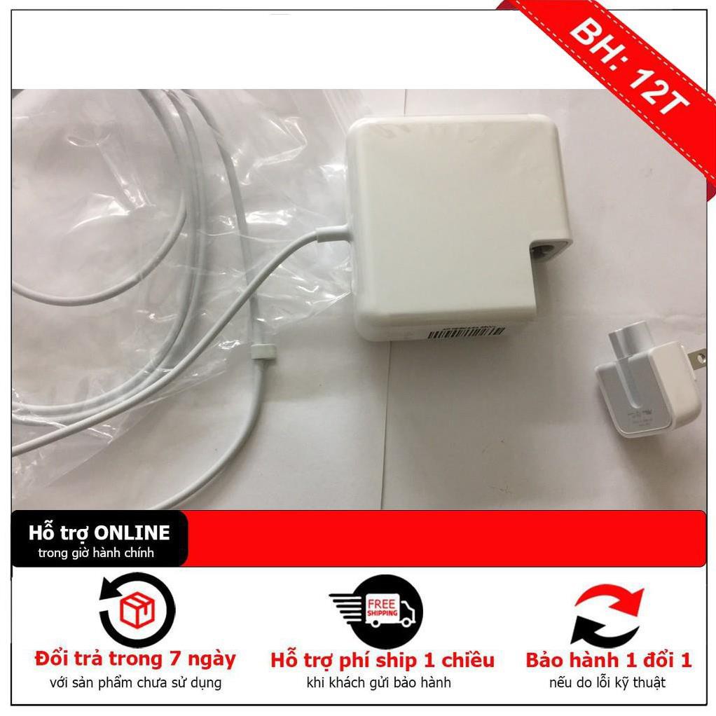 [BH12TH] Sạc Macbook Pro 18.5V-4.62A - 85W, magsafe 1 - Hàng OEM Loại 1