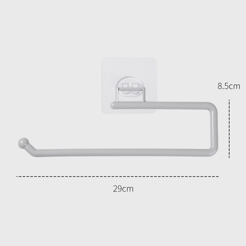 Móc treo khăn giấy cuộn, cuộn túi nilon tiện dụng cho nhà bếp Min House