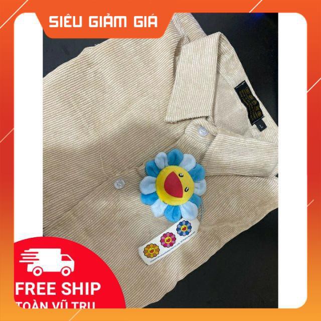 Áo sơ mi nhung Gân basic Unisex