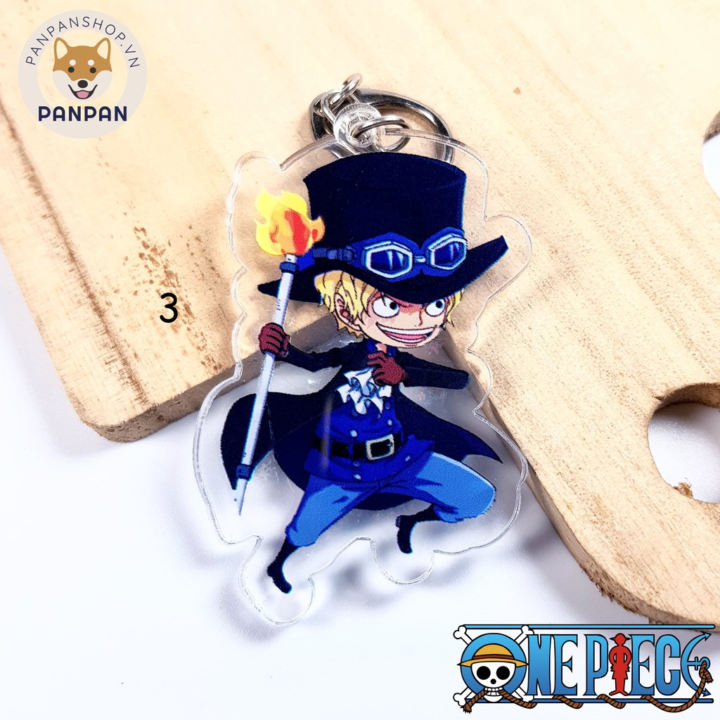 Móc Khoá Anime Mica Acrylic One Piece 2 (6cm)