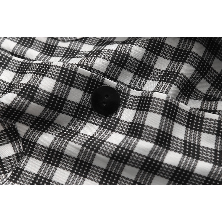 U457 Chân váy kẻ ô xuất dư của EIFINI