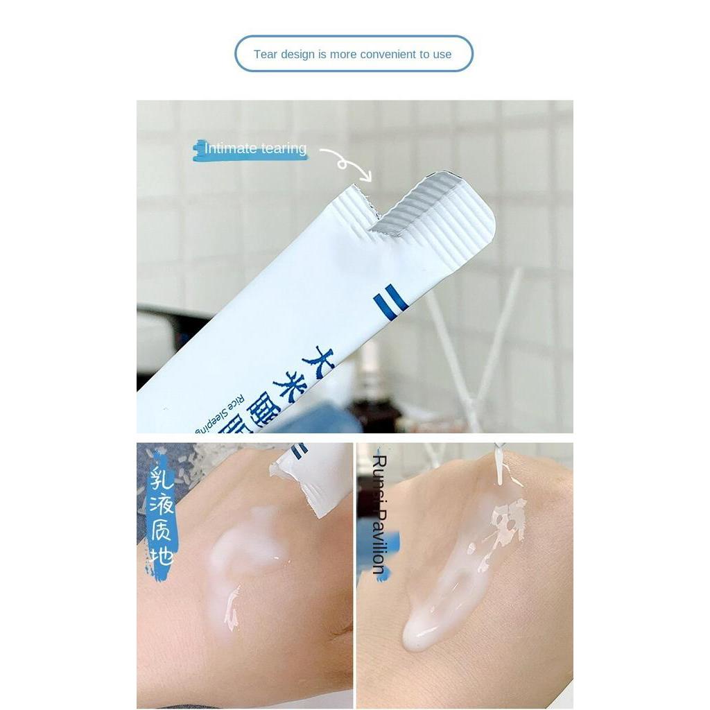 Mặt Nạ Ngủ Tinh Chất Gạo Chăm Sóc Da Giúp Dưỡng Ẩm Cấp Nước Và Thu Nhỏ Lỗ Chân Lông