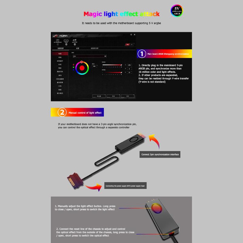 Giá Đỡ Card Đồ Họa Jonbo Vc-4 Argb Cho Pc | BigBuy360 - bigbuy360.vn