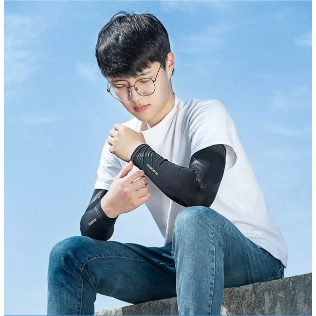 Ống tay chống nắng rockbros , phù hợp cho nam và nữ, chống tia UV tuyệt đối-XT056
