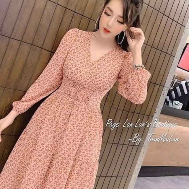 Combo 2 đầm voan hoa kiểu