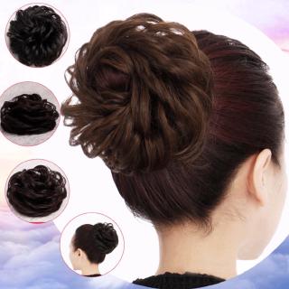 Búi tóc giả xoăn co giãn dành cho nữ